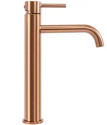 Змішувач для умивальника Rea Lungo brushed copper високий REA-B1114, Теплий захід сонця - мініатюра 3