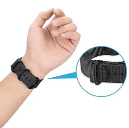 Нейлоновий ремінець Primo Traveller для годинника Xiaomi Redmi Watch 3 Active Black - мініатюра 4