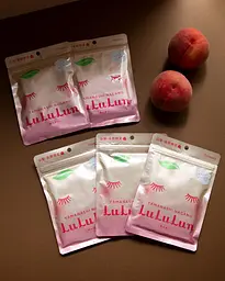 LULULUN Face Mask Yamanashi Peach відновлююча маска з персиком і перлами, 7 шт - мініатюра 3
