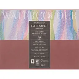 Склейка-блок для акварелі Watercolor 200г/м2 20л середнє зерно Fabriano