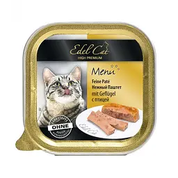 Вологий корм для кішок Edel Cat 100 г (паштет із птицею)
