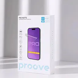 Гідрогелева захисна плівка Proove Hydrogel Screen Protective PRO Size S Matte + безкоштовна поклейка (GGPR21801150) [61882] - мініатюра 4