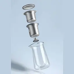 Чайник для заварювання TeaPot D-50 Press type 600ml Transparent - мініатюра 5