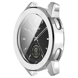 Комплект Tamister для годинника Xiaomi Mi Watch Color 2 сріблястий (чохол + металевий ремінець 22 мм) - мініатюра 5