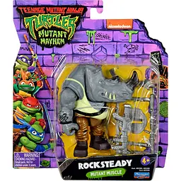 Ігрова фігурка TMNT Черепашки-ніндзя Movie III Рокстеді, 10 см (83293) - мініатюра 5