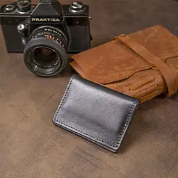 Шкіряна обкладинка для автодокументів Grande Pelle 11495 чорний - мініатюра 8