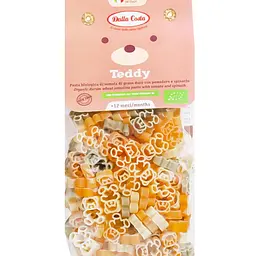 Макарони Dalla Costa Bio Baby Teddy Tricolor 200 г (8016419001844)