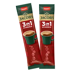 Кавовий напій Jacobs 3 в 1 Dynamix, 12.5 г (712705) - мініатюра 2