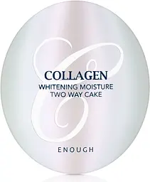 Компактна пудра для обличчя Enough Collagen 3 in 1 Whitening Moisture Two Way Cake відтінок 13, 13 г - мініатюра 2