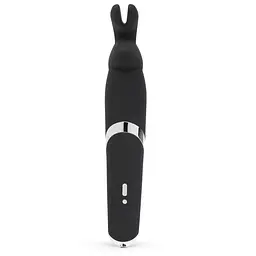 Вібратор масажер чорний Happy Rabbit (Велика Британія) HR74313 103146 - мініатюра 3