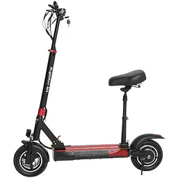 Електросамокат із сидінням KugooKirin M4 (500W, 48V,11Ah) Чорно-Червоний