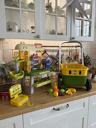 Ігровий набір Super Market 2-в-1: тележка для покупок + касовий апарат (зелений) - мініатюра 10