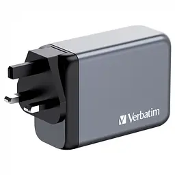 Зарядний пристрій Verbatim GaN 240 W 4 ports (USB-C-140 W,USB-C-100 W,USB-C-65 W /USB-A -3.0) (32205) - мініатюра 3