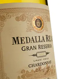 Вино Medalla Real Gran Reserve Chardonnay Leyda Valley D.O., біле, сухе, 13,5%, 0,75 л - мініатюра 3