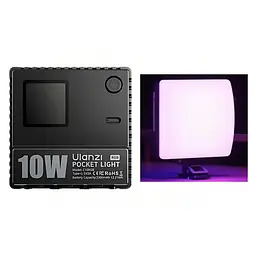 Накамерне світло Ulanzi C01RGB 10W Pocket light (L205) - мініатюра 3