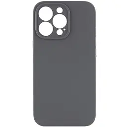 Чохол Epik Silicone Case Full Camera Protective (AA) NO LOGO для Apple iPhone 13 Pro Max (6.7) Сірий / Dark Gray