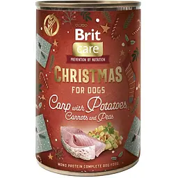Вологий корм Brit Care Mono Protein Christmas для собак різдвяна вечеря короп 400 г