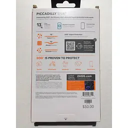 Оригінальний протиударний чохол Gear4 Santa Cruz MagSafe для iPhone 14 Pro Clear Black (702010123) - мініатюра 4