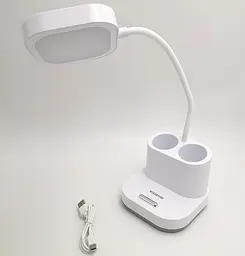 LED-лампа гнучка сенсорна світлодіодна настільна акумуляторна (знімні 2 × 18650) тепле, нейтральне та холодне світло WinBoss 1957 - мініатюра 2
