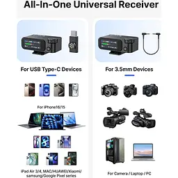 Мікрофонна радіосистема Boya BOYAMIC 2 Type-C with 2 TX + 1 RX + Charging Case [153345] - мініатюра 5