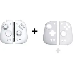 Геймпад Mobapad M6 HD Controller Pro Joy-Сons + White Panel для Nintendo Switch [L и R геймпад] [114679] - мініатюра 1