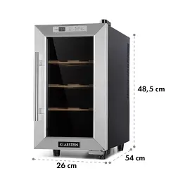 Винний холодильник Klarstein Reserva 8 Uno (10035864) 23л, 8 пляшок - мініатюра 2