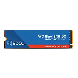Накопичувач SSD M.2 2280 500GB BLUE SN5100 WD (WDS500G5B0E-00CPE0)