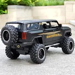 Колекційна металева модель автомобіля Автопром GMC Hummer EV з інерцією, світлом та звуком 1:24 - мініатюра 9