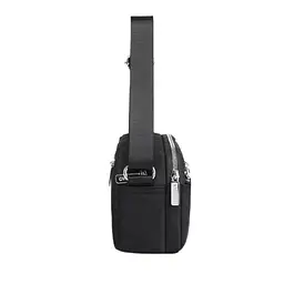 Жіночий чорний тканинний месенджер Confident WT1-5902A - мініатюра 4