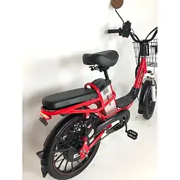 Електровелосипед Minako V4 PRO двомісний 500W/60V/18Ah із заднім амортизатором червоний - мініатюра 4