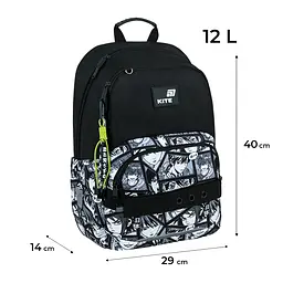 Рюкзак для початкової школи Kite Education 585 Anime Boy Чорний (K26-585M-5) - мініатюра 3