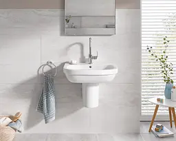 Напівп'єдестал для раковини Euro Ceramic Grohe 39201000, Білий - мініатюра 7