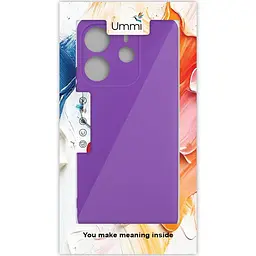 Чохол Silicone Cover Ummi Lakshmi Full Camera (AA) для Xiaomi Redmi Note 14 4G (Int. version) Фіолетовий / Purple - мініатюра 2