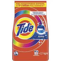 Пральний порошок Tide Аква-Пудра Color 15 циклів 2.1 кг - мініатюра 2