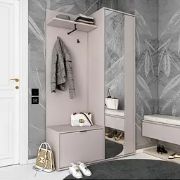 Передпокій Doros Дора Кашемір 1 ДСП/1 Дзеркало 113.5х40х192 (44900364) - мініатюра 6