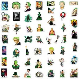 Стікерпак GeekLand Zoro One Piece 50 штук - мініатюра 2