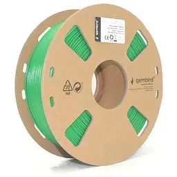 Пластик для 3D-принтера Gembird PETG, 1.75 мм, green, 1 кг (3DP-PETG1.75-01-G)