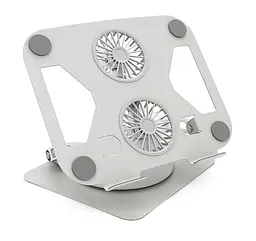 Підставка для ноутбука планшета Voltronic YTV3 Silver, 2xFan, Type-C