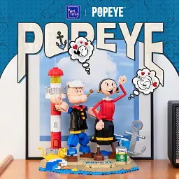 Конструктор Pantasy Popeye Папай з Оливою (86401) - мініатюра 2