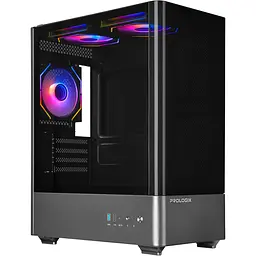 Корпус Prologix Lumi GM-01AB Glass Black [146860]