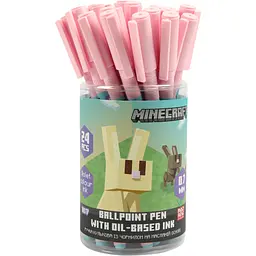 Ручка кулькова Yes Minecraft Spring 0.7 мм фіолетова (412282) - мініатюра 3