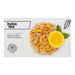 Чай Hello Tea Куркума - Обліпиха 20 пак 50 г - мініатюра 2