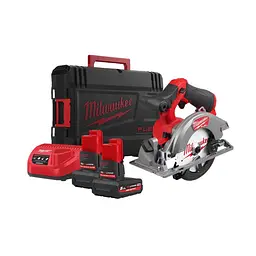 Пила дискова ручна акумуляторна безщіткова MILWAUKEE, M12 FCS442-502X, діаметр 140мм (ЗУ, 2х5Аг, HDкейс) - мініатюра 2