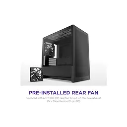 Корпус NZXT H3 Flow All Black (CC-H31FB-01) - мініатюра 9