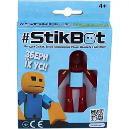 Фігурка для анімаційної творчості Stikbot Червоний (TST616-23UAKDR) - мініатюра 4