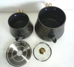 Двоярусний чайник O.M.S. Collection 8204-L Gold (1,2/2,5 л.) - мініатюра 5