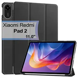 Чохол до планшета BeCover Smart Xiaomi Redmi Pad 2 11.0" Black (713636) - мініатюра 2