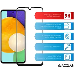 Скло захисне ACCLAB Full Glue Samsung A25 5G Black (1283126573965) - мініатюра 3