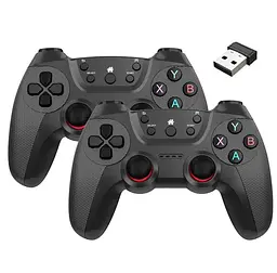 Геймпад джойстик DoubleShock CM029 Two 2.4G Wireless for PC/X360/PS3/Android/TVBox - мініатюра 1