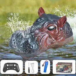 Човен на радіокеруванні SHT 3736AD Hippopotamus 2.4G Black / Brown - мініатюра 4